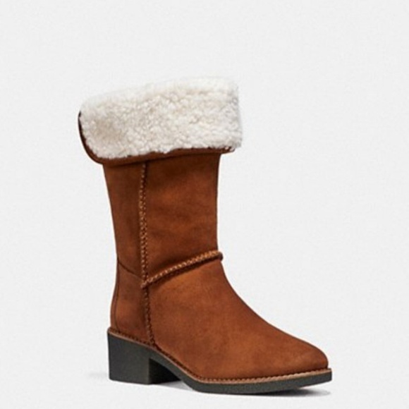 Coach Shoes - ⚡FLASH SALE⚡Coach Shearling Boot